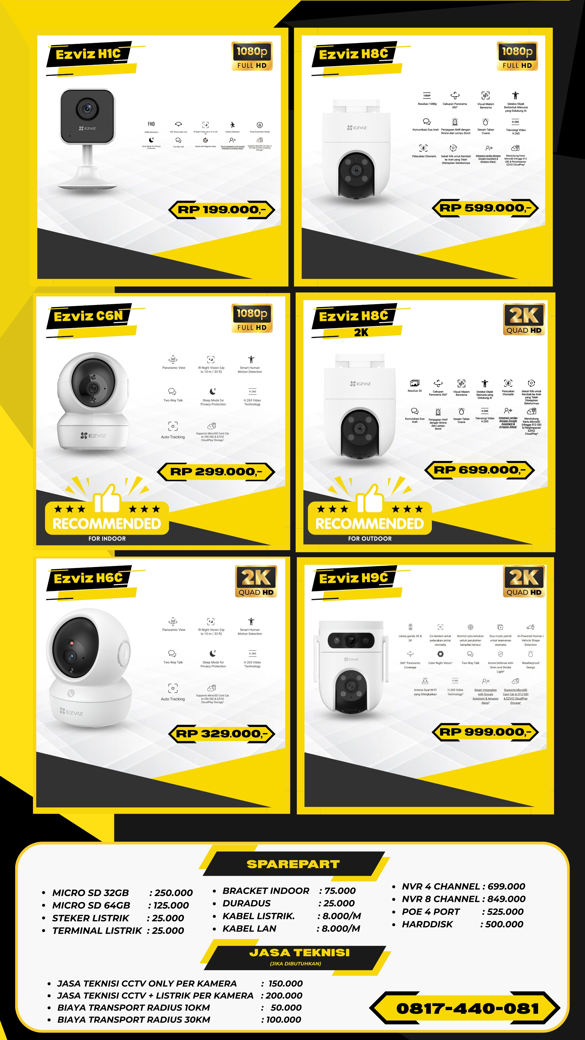 Brosur Harga 4 - Budi CCTV