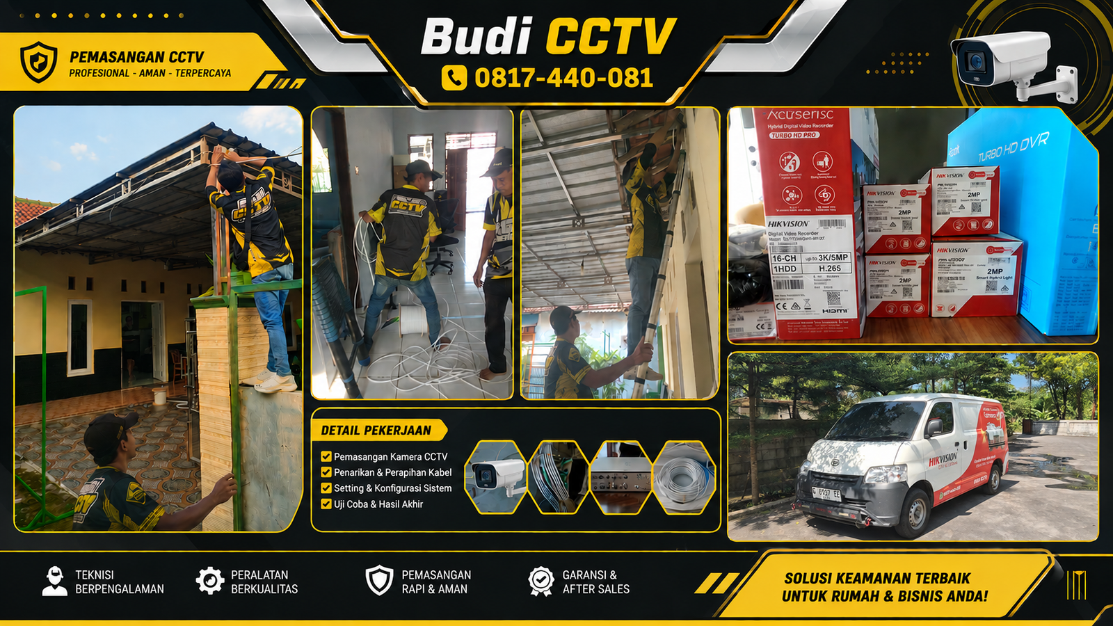 Pemasangan CCTV Hikvision Rumah Brebes, Rekaman Aman