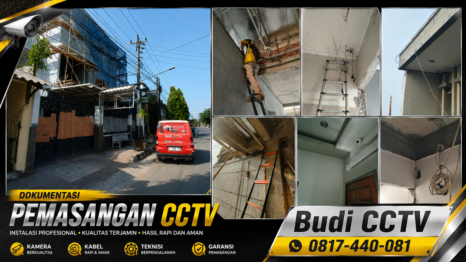 Pemasangan CCTV HiLook IP Camera di Brebes, Paket Sesuai Budget