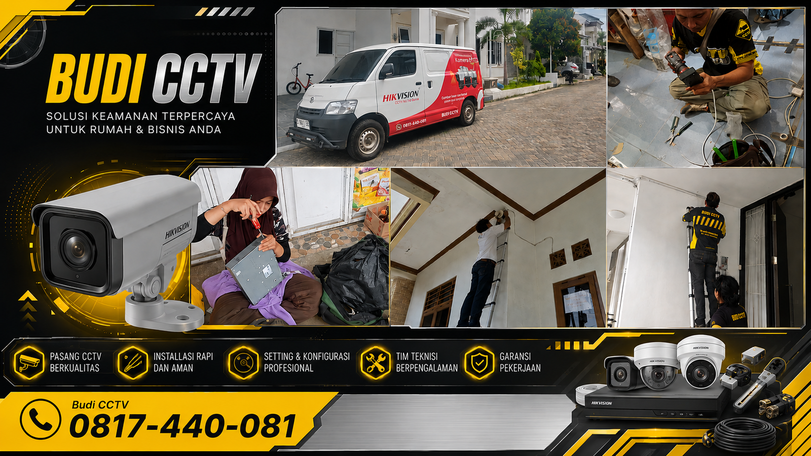 Pemasangan CCTV Hikvision di Brebes, Sistem Andal Beroperasi 24 Jam