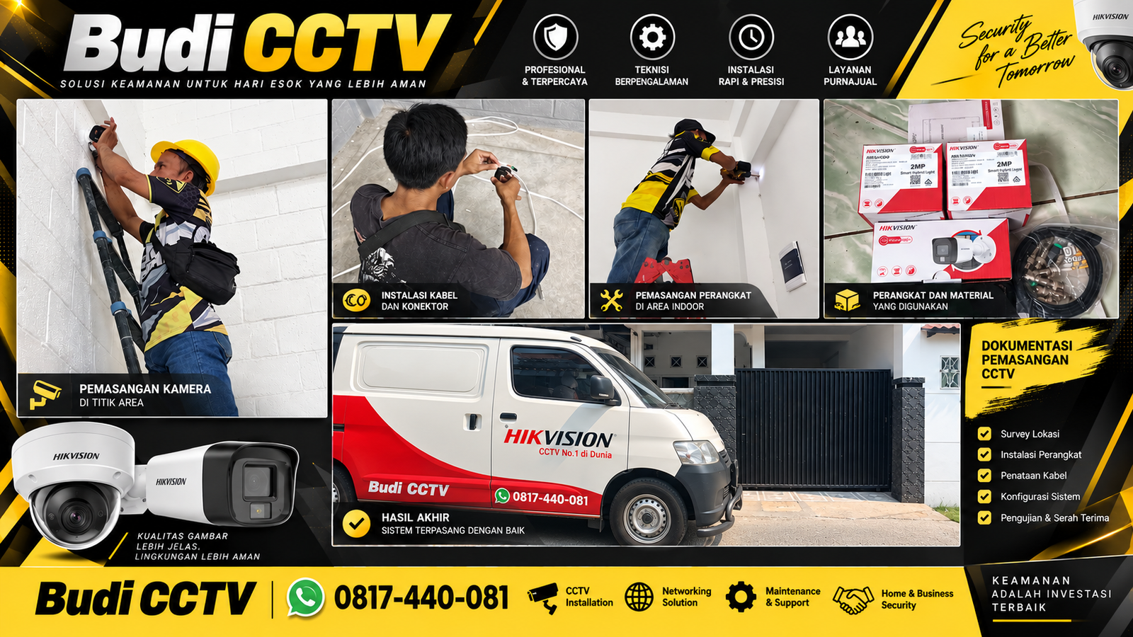 Instalasi CCTV Hikvision di Rumah Brebes, Kenyamanan Pemilik Rumah