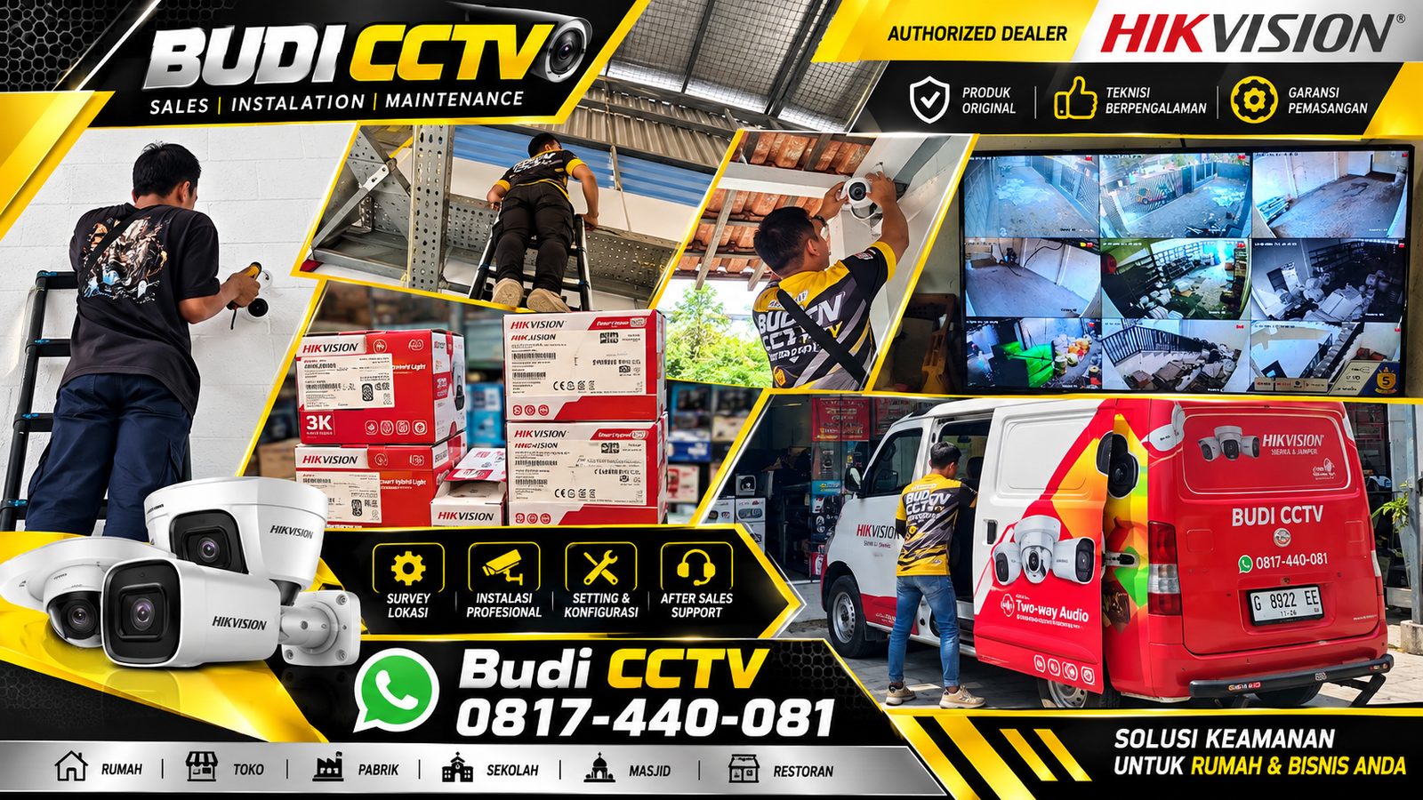 CCTV Hikvision Brebes dan Berbagi Akses dengan Anggota Tepercaya
