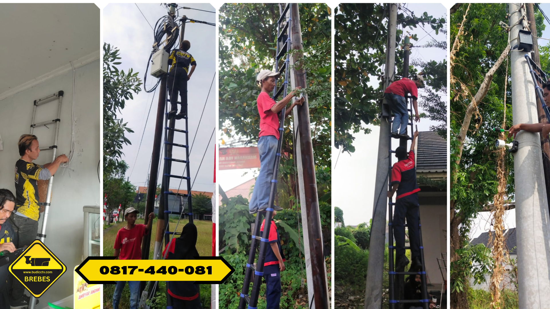 Pemasangan CCTV Hikvision IP Camera ColorVu 8 Channel 2MP di Komplek Perumahan Losari, Brebes – Solusi Keamanan Modern dari Budi CCTV