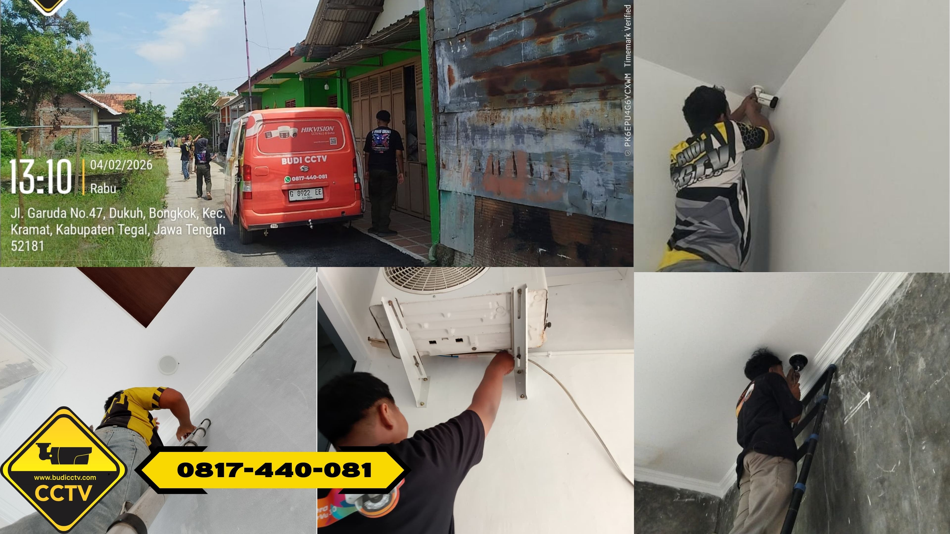 Pemasangan CCTV Hikvision 8 Channel Smart Hybrid Light 2MP untuk Keamanan Rumah di JatibarangPemasangan CCTV Hikvision 8 Channel Smart Hybrid Light 2MP untuk Keamanan Rumah di Jatibarang